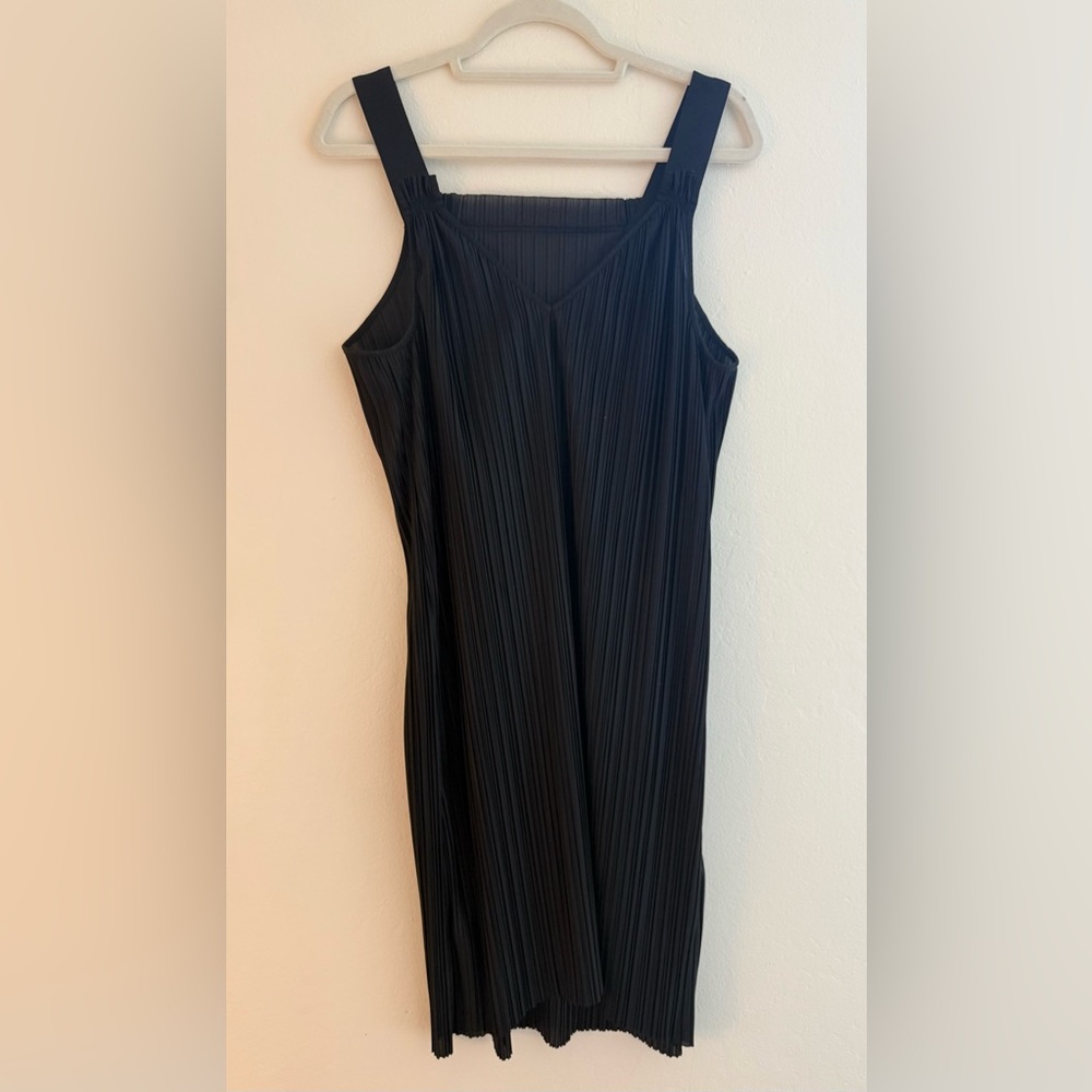 Topshop Black Midi Dress